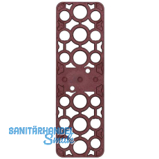 GV Unterlegplatte, 160 x 50 x 2 mm, Kunststoff rot