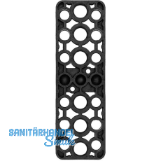 GV Unterlegplatte, 160 x 50 x 10 mm, Kunststoff schwarz