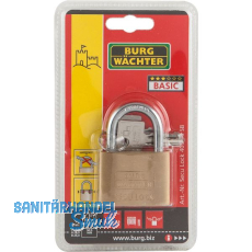 BURG-WÄCHTER Vorhangschloss 405 verschiedensperrend, Breite 50 mm SB BURG-WÄCHTER Vorhangschloss 405 verschiedensperrend, Breite 50 mm SB