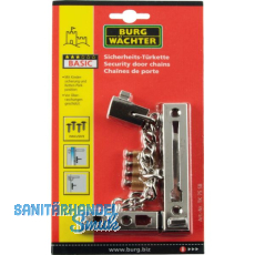 BURG-W�CHTER T�rkette TK 75 Luxus, Stahl vernickelt