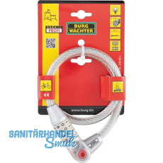 BURG-W�CHTER Kabelschloss mit Licht 230 L SB, L�nge 650 mm