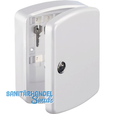 BURG-W�CHTER Schl�sselschrank Key Box, mit 15 Haken, Stahl wei�