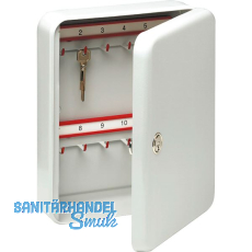 BURG-W�CHTER Schl�sselschrank City Line, mit 41 Haken, Stahl lichtgrau