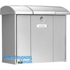 BURG Aufh�ngebriefkasten OLYMP - Stahl verzinkt silberf�rbig