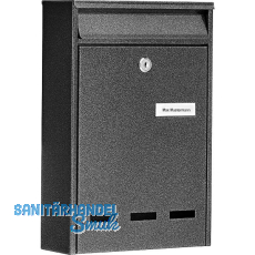 BURG Aufh�ngebriefkasten POCKET - Stahlblech verzinkt eisenf�rbig