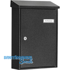 BURG Aufh�ngebriefkasten LETTER - Stahl verzinkt eisenf�rbig