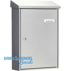 BURG Aufh�ngebriefkasten LETTER - Stahl verzinkt silberf�rbig