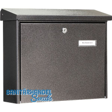 BURG Aufh�ngebriefkasten JOURNAL - Stahlblech verzinkt eisenf�rbig