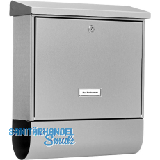 BURG Briefkasten INOXSTAR Höhe 425 mm - mit Zeitungsbox, Edelstahl rostfrei BURG Briefkasten INOXSTAR Höhe 425 mm - mit Zeitungsbox, Edelstahl rostfrei
