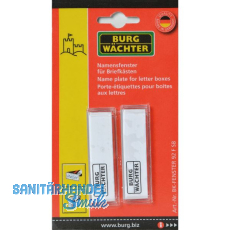 BURG Ersatznamensfenster zu Briefkasten