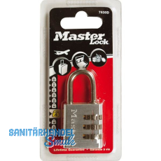 MASTER LOCK Vorhangschloss 7630 EURD Zahlenschloss, 30 mm, SB MASTER LOCK Vorhangschloss 7630 EURD Zahlenschloss, 30 mm, SB