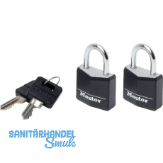 MASTER LOCK Vorhangschloss 9130 EURTBLK Vinyl schwarz, Br. 30 mm, gleichsp. SB-2 MASTER LOCK Vorhangschloss 9130 EURTBLK Vinyl schwarz, Br. 30 mm, gleichsp. SB-2