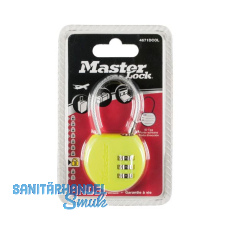 MASTER LOCK Kabelschloss 4671 EURDCOL mit Zahlenkombination, bunt, SB MASTER LOCK Kabelschloss 4671 EURDCOL mit Zahlenkombination, bunt, SB