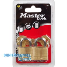 MASTER LOCK Vorhangschloss 130 EURT Messing, Breite 30 mm, gleichsperrend SB-2