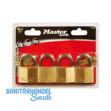 MASTER LOCK Vorhangschloss 140 EURQ Messing, Breite 40 mm, gleichsperrend SB-4 MASTER LOCK Vorhangschloss 140 EURQ Messing, Breite 40 mm, gleichsperrend SB-4