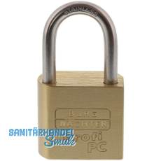 BURG-W�CHTER Vorhangschloss 116 Profi PC 50 Niro, f�r Halbzylinder, Breite 50 mm