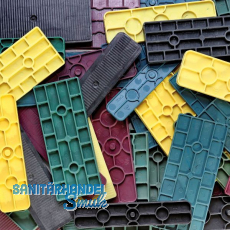 GV Verglasungsklotz 100x20x1mm, wei�