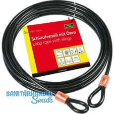 BURG-WÄCHTER Sicherheitskabel/Spiralkabel mit Ösen 750, Länge 10 Meter BURG-WÄCHTER Sicherheitskabel/Spiralkabel mit Ösen 750, Länge 10 Meter