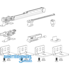 TERNO Beschlagset Classic Fluid 70/Basic Komfort Holz 50 kg ohne Laufschiene TERNO Beschlagset Classic Fluid 70/Basic Komfort Holz 50 kg ohne Laufschiene