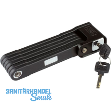 BURG-WÄCHTER Faltschloss / Fahrradschloss 790 90 Black, 900 mm, Stahl schwarz BURG-WÄCHTER Faltschloss / Fahrradschloss 790 90 Black, 900 mm, Stahl schwarz