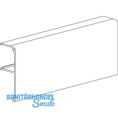 TERNO Clipblende 1480 breit für Holz L=3000 mm auf Maß silber TERNO Clipblende 1480 breit für Holz L=3000 mm auf Maß silber