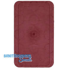 GV Unterlegplatte, 60 x 40 x 3 mm, Kunststoff rot