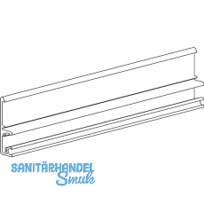 TERNO Diva Fluid Laufschiene 2560 f�r T�rseite L=2000 mm schwarz