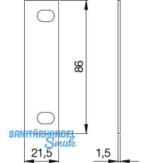Unterlegplatte AL-Office-CU-XL-Dorma Unterlegplatte AL-Office-CU-XL-Dorma