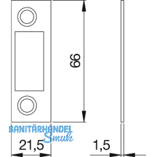 Schließblech AL-Office-CP-XL Schließblech AL-Office-CP-XL