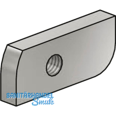 Hammerkopfmutter AL-Office-H-L-12, Aluminium roh