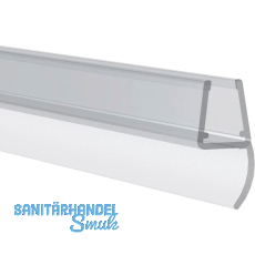 REHAU Mitteldichtprofil mit Lippe, f�r 6 - 8 mm, 2500 mm, Kunststoff transparent