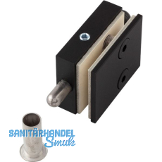 DORMA-Glas Feststellriegel 12.312 mit Bodenbuchse für 8 mm Glas, schwarz matt DORMA-Glas Feststellriegel 12.312 mit Bodenbuchse für 8 mm Glas, schwarz matt