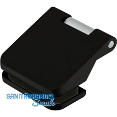 DORMA-Glas T�rband Fl�gelteil Junior Office 11.360, 48,5 mm, Alu schwarz RAL9005