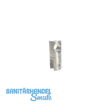 Glashalter offen f�r Stabilisationsstange SBA, 53 x 22 mm,Messing verchromt pol.