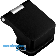 DORMA-Glas Türband Flügelteil Junior Office 11.238, 38,5 mm, Alu schwarz RAL9005 DORMA-Glas Türband Flügelteil Junior Office 11.238, 38,5 mm, Alu schwarz RAL9005