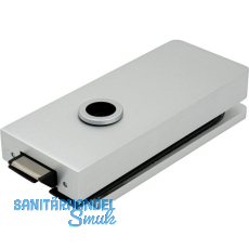 Schloss Studio 1121 unversperrbar, Glas 8 mm, Alu silber eloxiert (10.149)