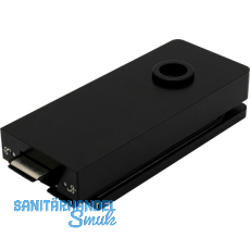 Schloss Studio 1121 unversperrbar, Glas 8 mm, Alu schwarz RAL 9005 (10.150) Schloss Studio 1121 unversperrbar, Glas 8 mm, Alu schwarz RAL 9005 (10.150)