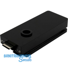 Schloss Studio 1121 unversperrbar, Glas 8 mm, Alu schwarz RAL 9005 (10.149) Schloss Studio 1121 unversperrbar, Glas 8 mm, Alu schwarz RAL 9005 (10.149)