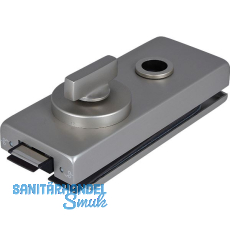 Schloss Studio Classic WC m. Riegelolive, Glas 8 mm, Edelstahl-Effekt (10.006) Schloss Studio Classic WC m. Riegelolive, Glas 8 mm, Edelstahl-Effekt (10.006)