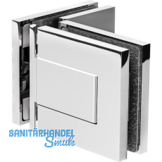 DORMA-Glas Duscht�rband MORANO S1 90� Glas-Glas, Messing glanzverchromt