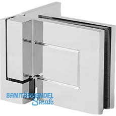 DORMA-Glas Duscht�rband TANORA S2 90� Glas-Wand, links, Messing glanzverchromt