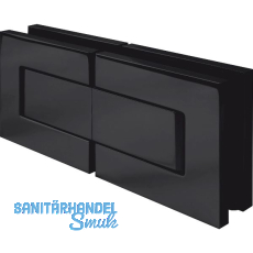 DORMA-Glas Duscht�rband MORANO S1 180� Glas-Glas, Messing schwarz matt RAL 9005