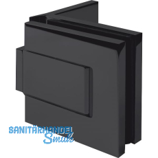 DORMA-Glas Duscht�rband MORANO S1 XL 90� Glas-Wand,Messing schwarz matt RAL 9005