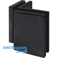 DORMA-Glas Winkelverbinder 90° Glas-Glas MORANO S1,S1XL/TANORA S1,S2, schwarz DORMA-Glas Winkelverbinder 90° Glas-Glas MORANO S1,S1XL/TANORA S1,S2, schwarz