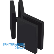 DORMA-Glas Winkelverbinder 135°Glas-Glas MORANO S1,S1XL/TANORA S1,S2,schwarz DORMA-Glas Winkelverbinder 135°Glas-Glas MORANO S1,S1XL/TANORA S1,S2,schwarz