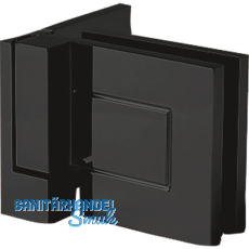 DORMA-Glas Duscht�rband TANORA S2 90� Glas-Wand, links, Messing schwarz matt