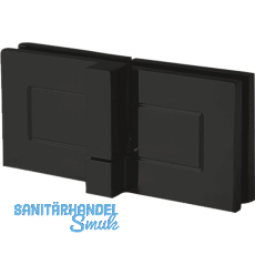 DORMA-Glas Duschtürband TANORA S2 180° Glas-Glas, links, Messing schwarz matt DORMA-Glas Duschtürband TANORA S2 180° Glas-Glas, links, Messing schwarz matt