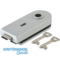 Schloss Studio Rondo BB m. 2 Schl�sseln, Glas 8 mm, silber eloxiert (10.203)