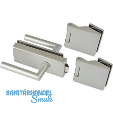 Beschlagsgarnitur Classic, unversperrbar, Aluminium Edelstahl-Effekt Beschlagsgarnitur Classic, unversperrbar, Aluminium Edelstahl-Effekt