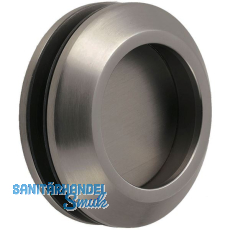 KWS Schiebet�rmuschelpaar 5250 rund, Glasst�rke 8 - 13 mm, Edelstahl-Effekt